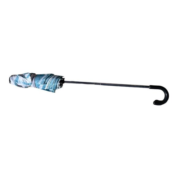 Colorful Striped Purse Size Umbrella - Picture 4 of 5